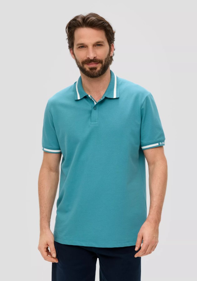

Футболка мужская s.Oliver 2143982/6565 бирюзовая S, Бирюзовый, 2143982/6565