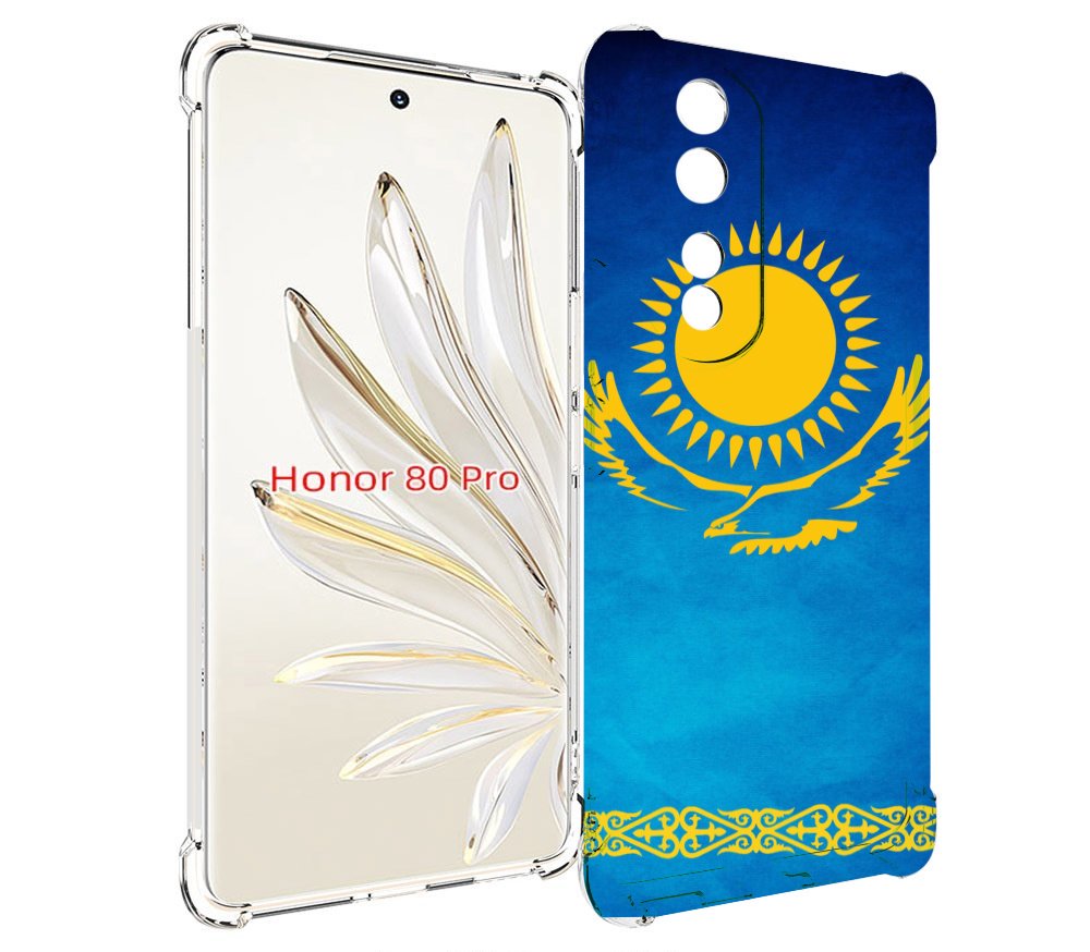 

Чехол MyPads герб и флаг казахстана для Honor 80 Pro, Прозрачный, Tocco