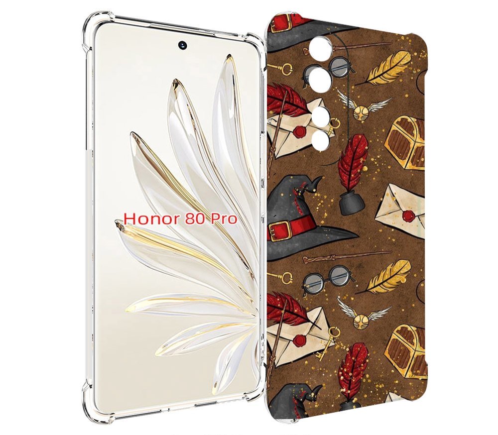 

Чехол MyPads гарри-поттер-вайб для Honor 80 Pro, Прозрачный, Tocco