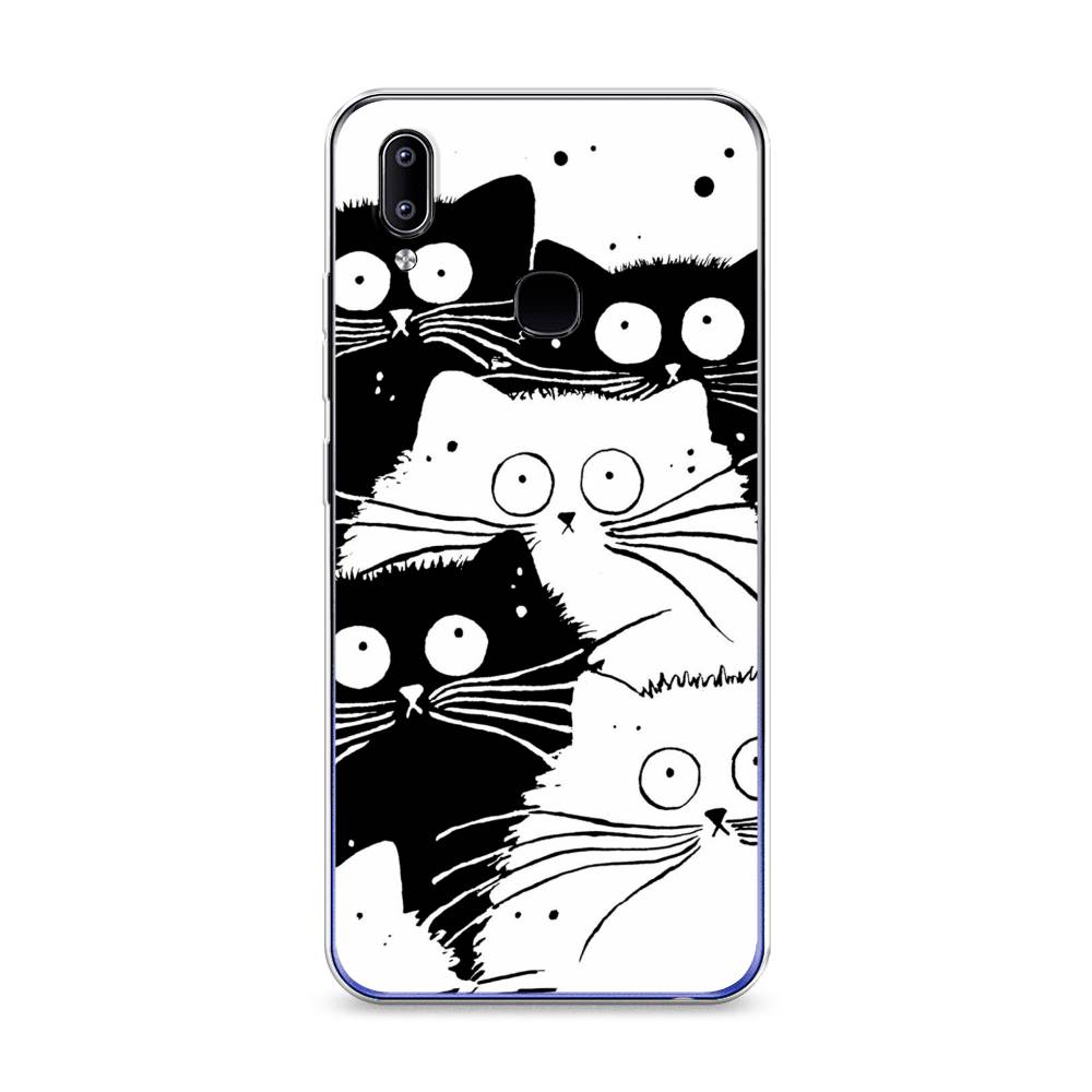 

Чехол Awog на Vivo Y93 "Коты черно-белые", Разноцветный, 262950-2