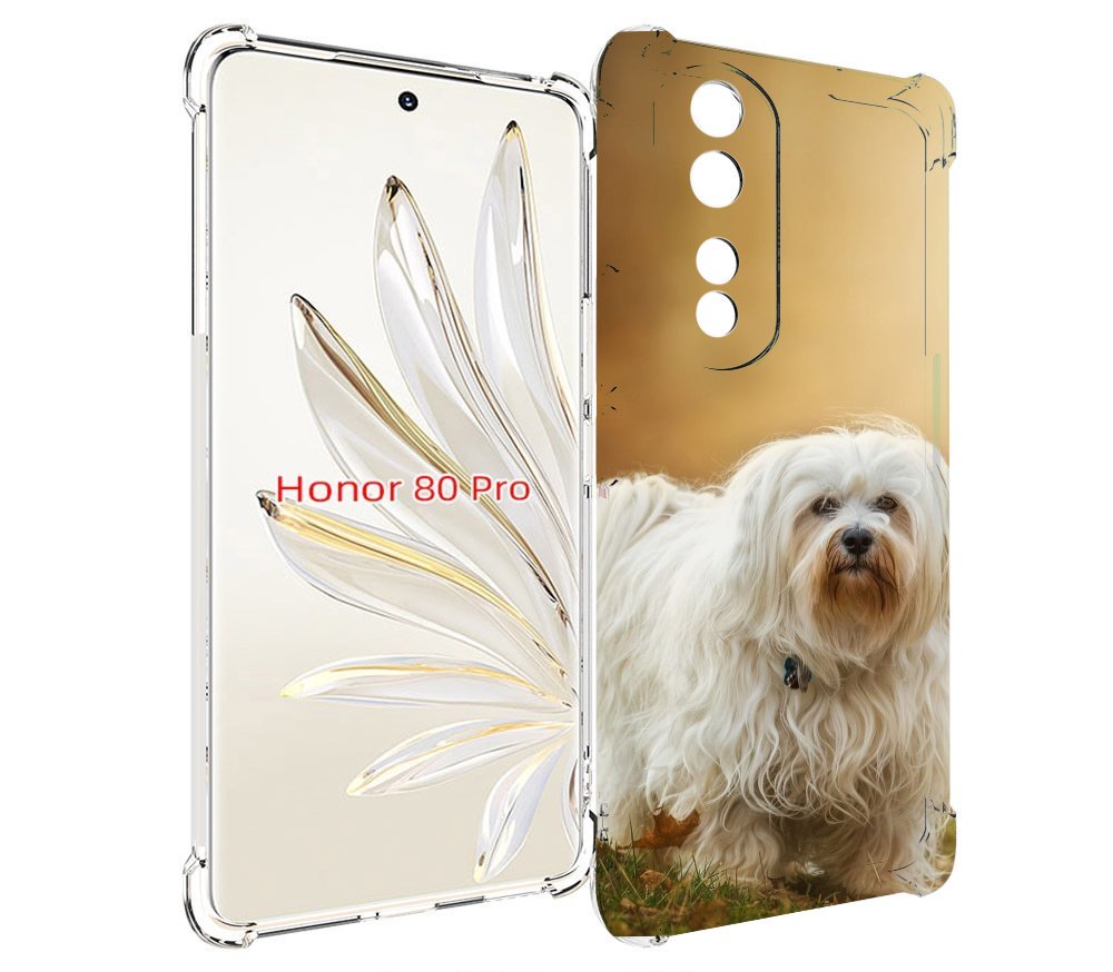 

Чехол MyPads гаванскии бишон для Honor 80 Pro, Прозрачный, Tocco