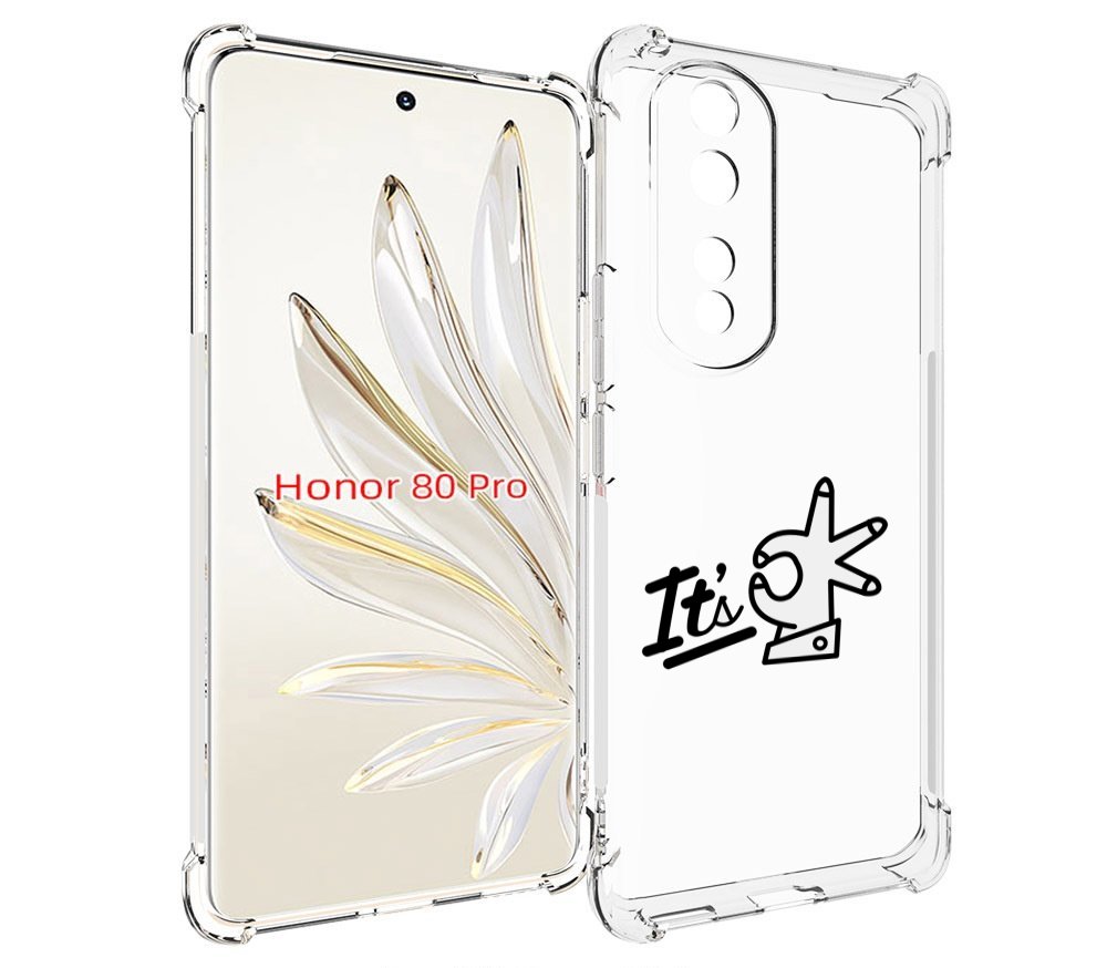 

Чехол MyPads все-ок для Honor 80 Pro, Прозрачный, Tocco
