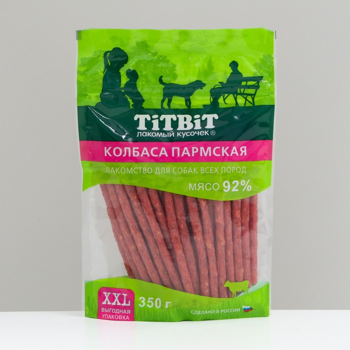 

Лакомство для собак Titbit Колбаса Пармская 2 шт по 350 г