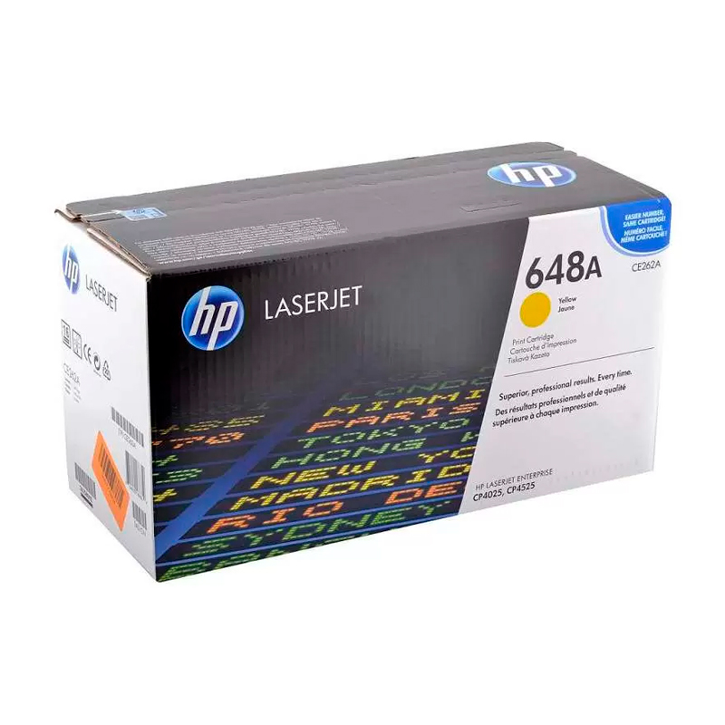 

Картридж для лазерного принтера HP (CE262A) желтый, оригинальный