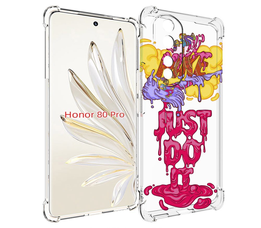 Чехол MyPads вкусный найк для Honor 80 Pro