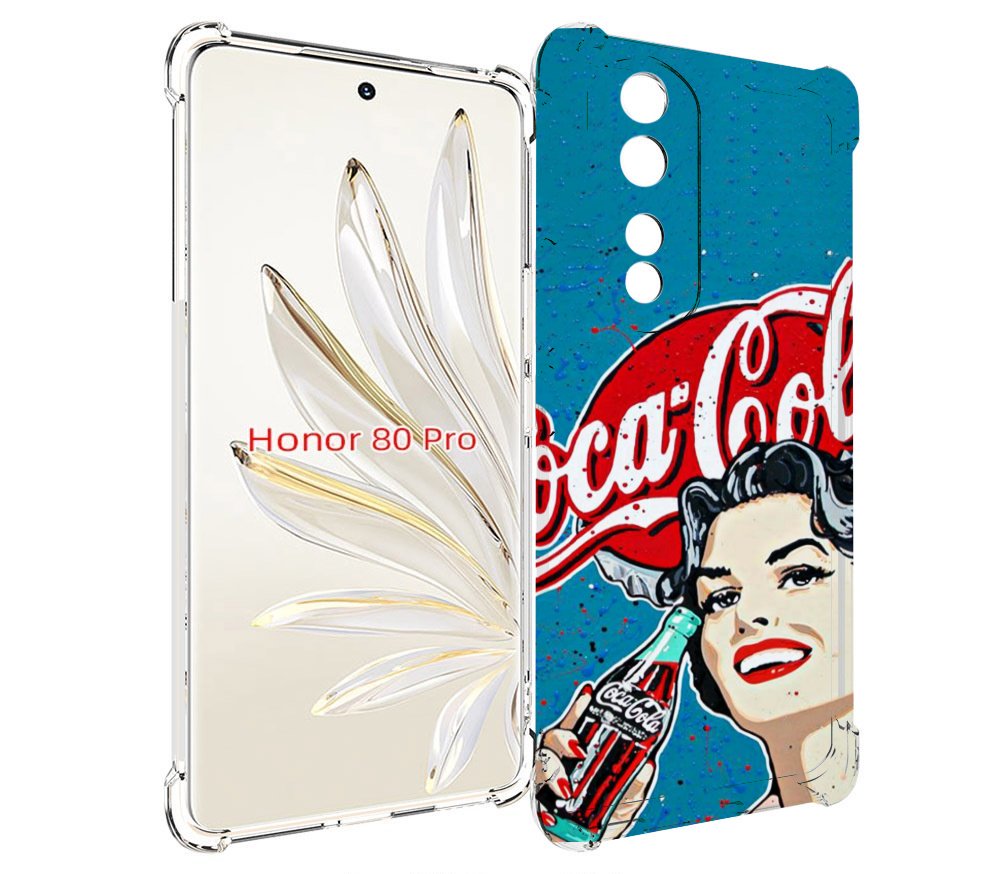 

Чехол MyPads вкусная кола картинка для Honor 80 Pro, Прозрачный, Tocco