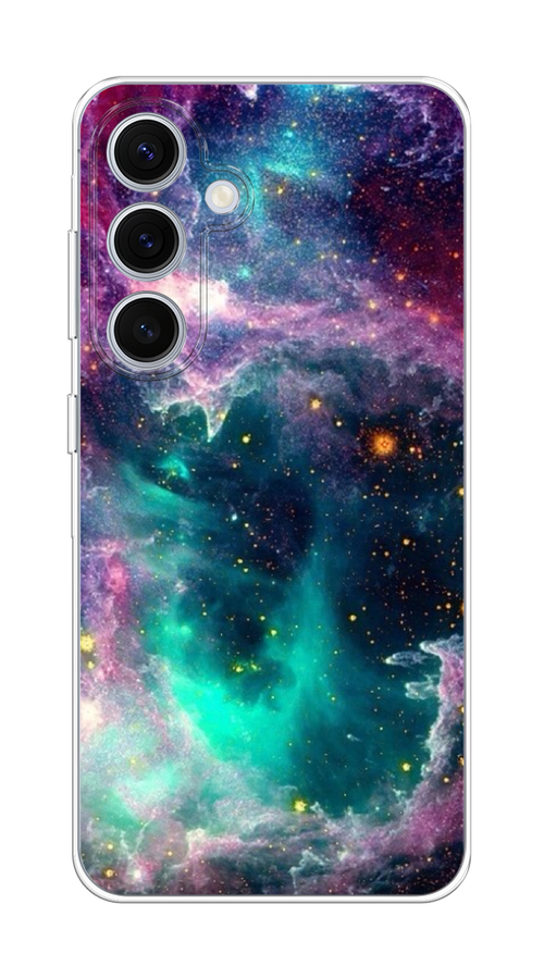 

Чехол на Samsung Galaxy S24 FE 5G "Звездные облака", Розовый;бежевый, 2109950-1