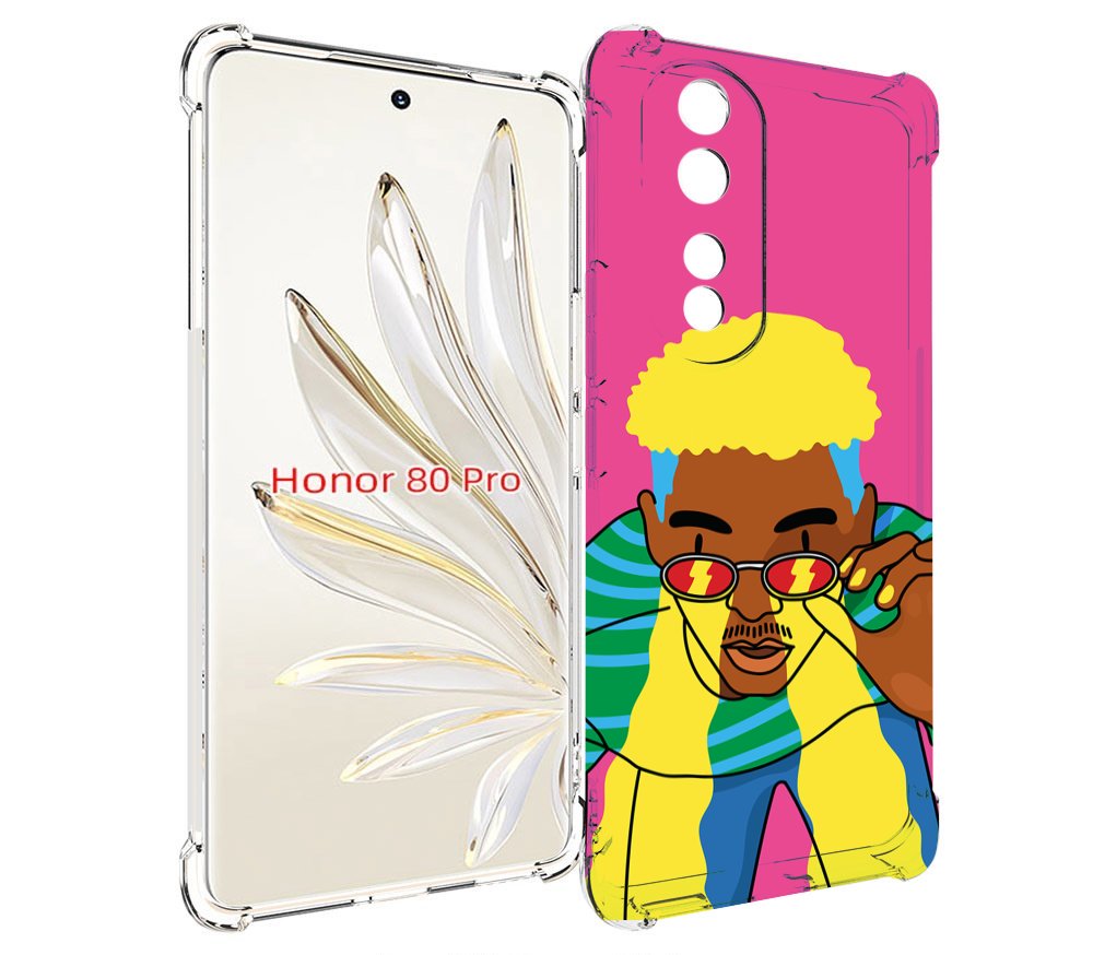 

Чехол MyPads бразилец для Honor 80 Pro, Прозрачный, Tocco