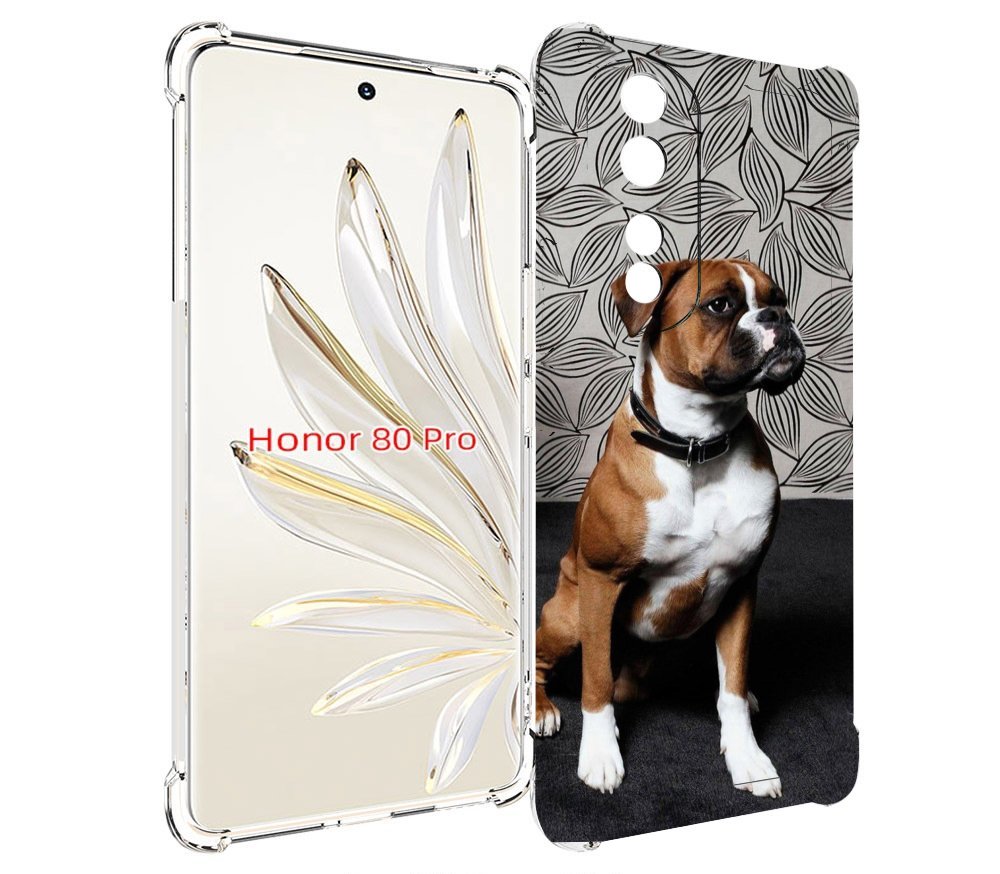 

Чехол MyPads боксер собака для Honor 80 Pro, Прозрачный, Tocco