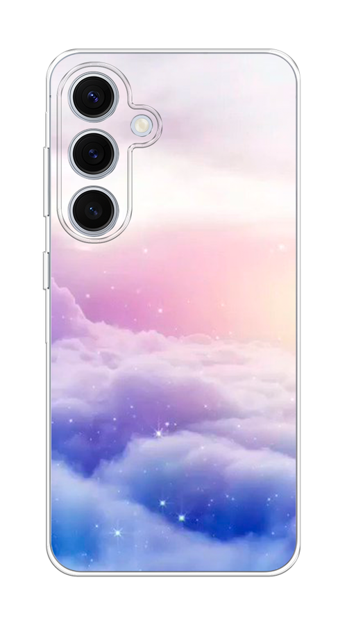 

Чехол на Samsung Galaxy S24 FE 5G "Небеса", Голубой;белый;розовый, 2109950-1