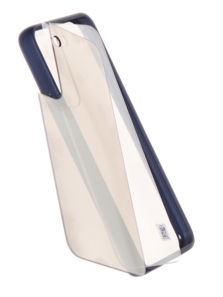 Чехол для Samsung S22 Frame Cover Transparent Dark Blue EF-MS901CNEGRU