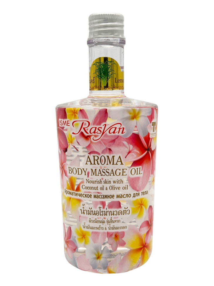 Масло массажное RasYan ароматическое Лемонграсс Rasyan Aroma Massage Oil Lemongrass 450 мл ароматическое масло для душа aromatic shower oil