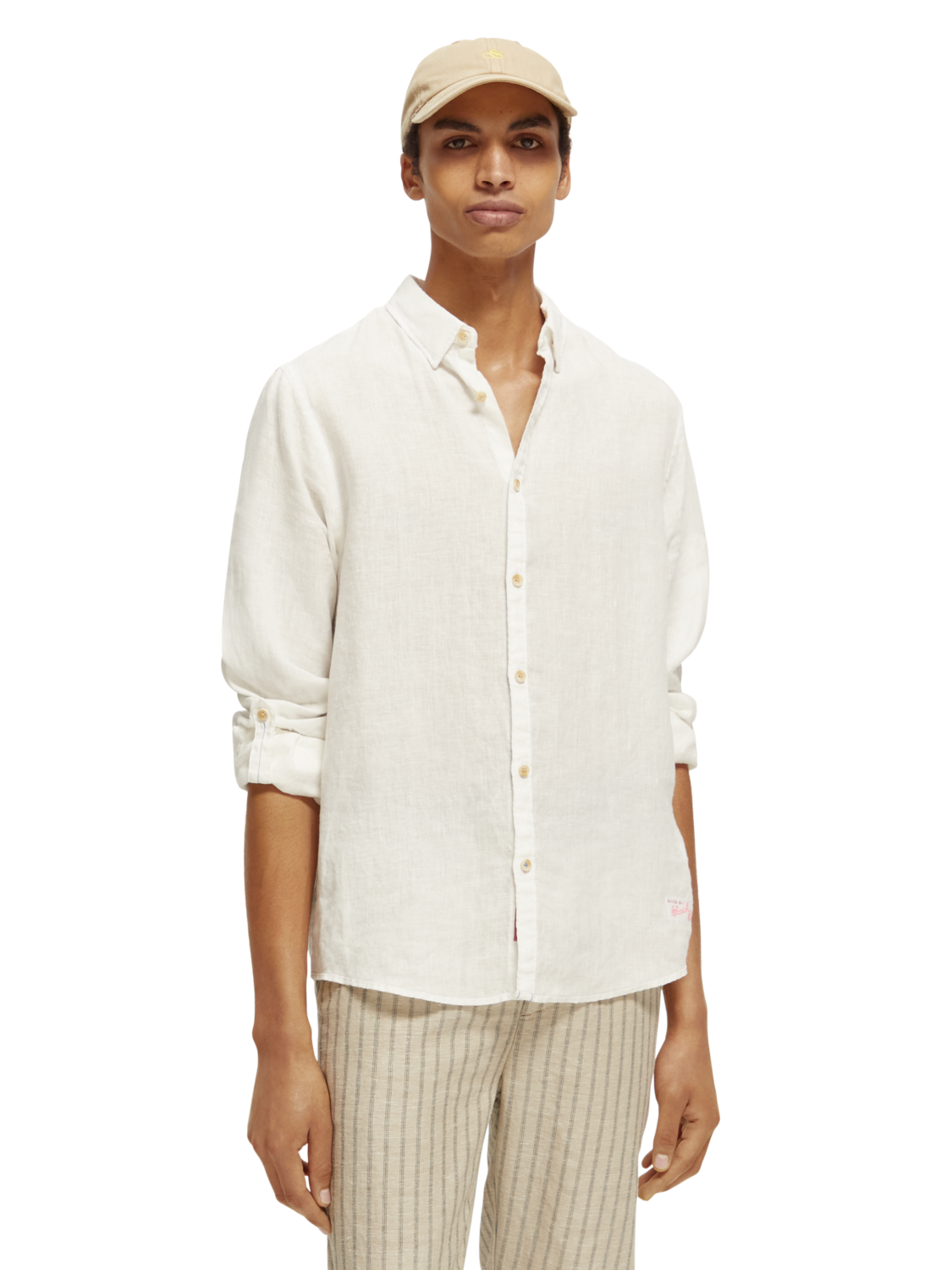 

Рубашка мужская Scotch & Soda 171612/0006 белая XL, 171612/0006
