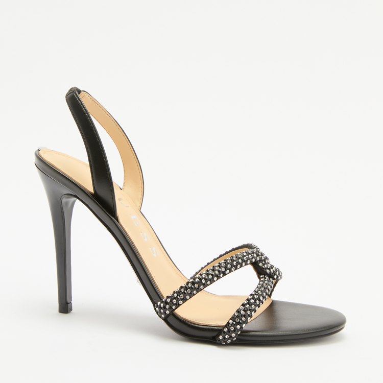 

Босоножки женские Guess FLGNASFAB03 черные 39 EU, Черный, FLGNASFAB03
