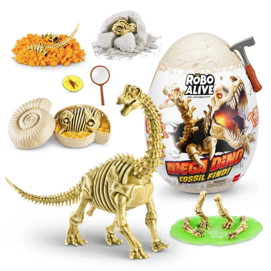 Игрушка-сюрприз Robo alive Mega Dino Fossil Find 71102 игрушка робот robo alive dino wars 71101