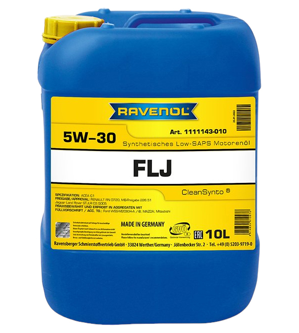 

Моторное Масло Ravenol Flj Sae 5W-30 ( 10Л) New