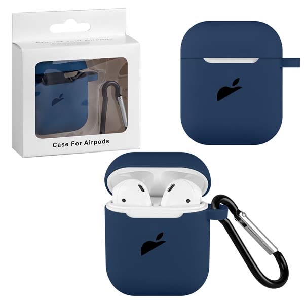 фото Чехол airpods 1/2 silicon case apple cobalt blue nobrand