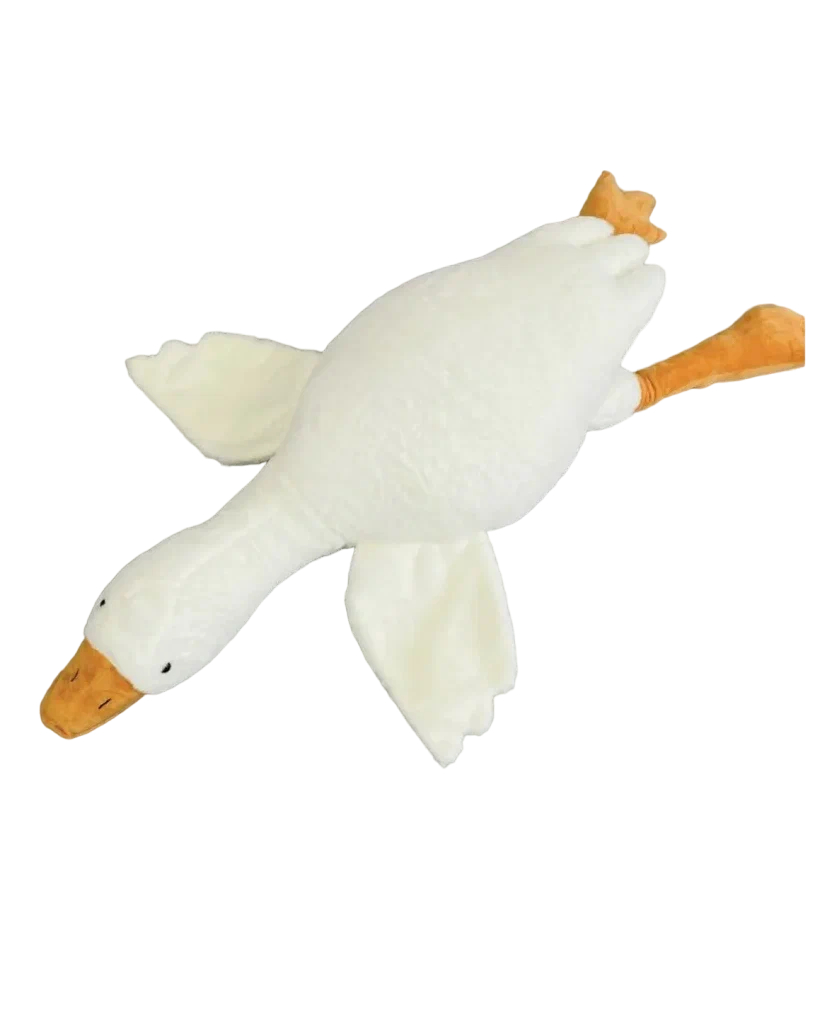 

Игрушка-подушка мягкая, в форме утки, 90 см, Белый