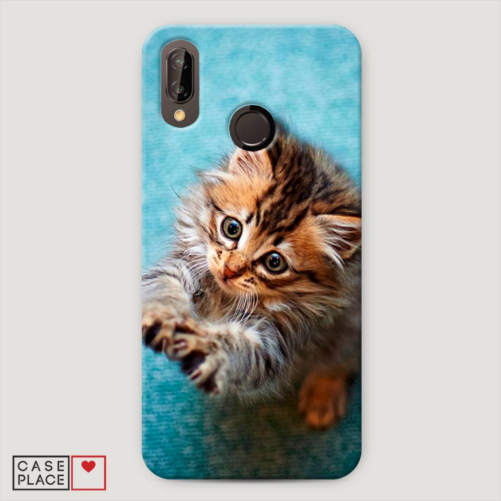 

Чехол Awog "Котенок просит есть" для Huawei Nova 3E, 65620-1