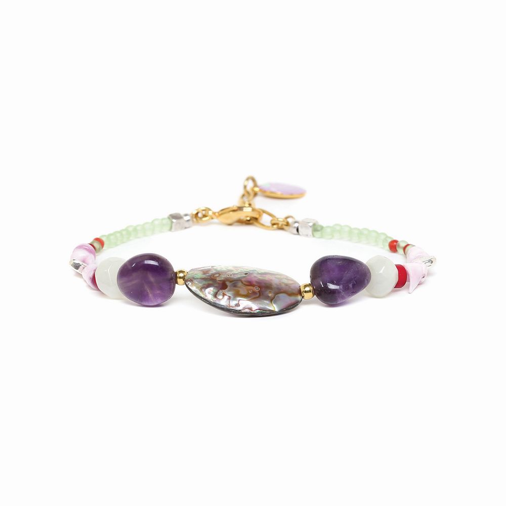 

Браслет из бижутерного сплава с аметистом р.20 Nature Bijoux NB23.1-13-42776, NB23.1-13-42776