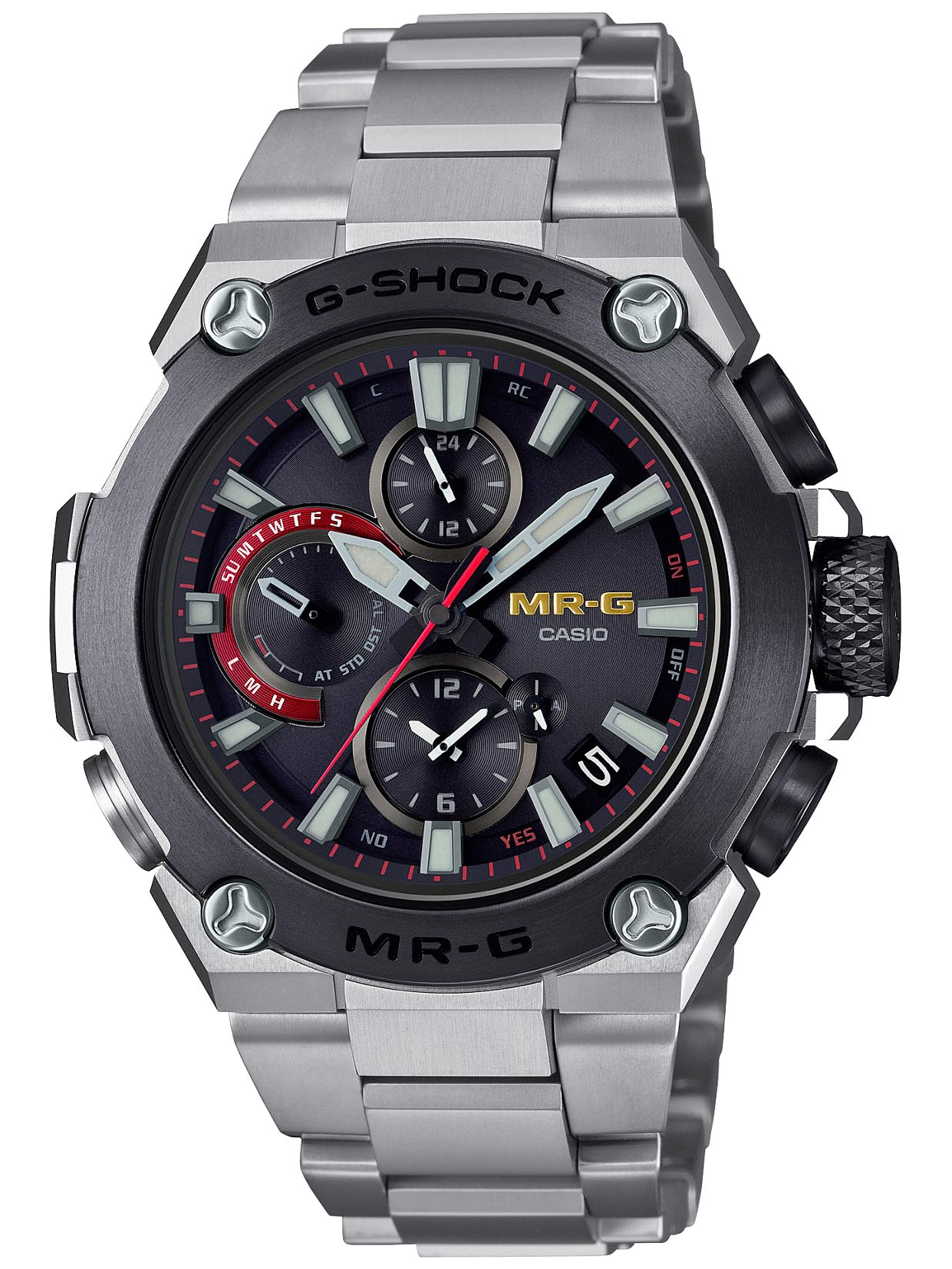 Наручные часы мужские Casio MRG-B1000D-1A серебристые