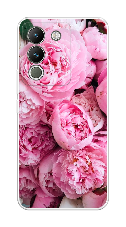 

Чехол на Vivo V29e 5G "Розовые пионы", Бежевый;розовый, 269650-1