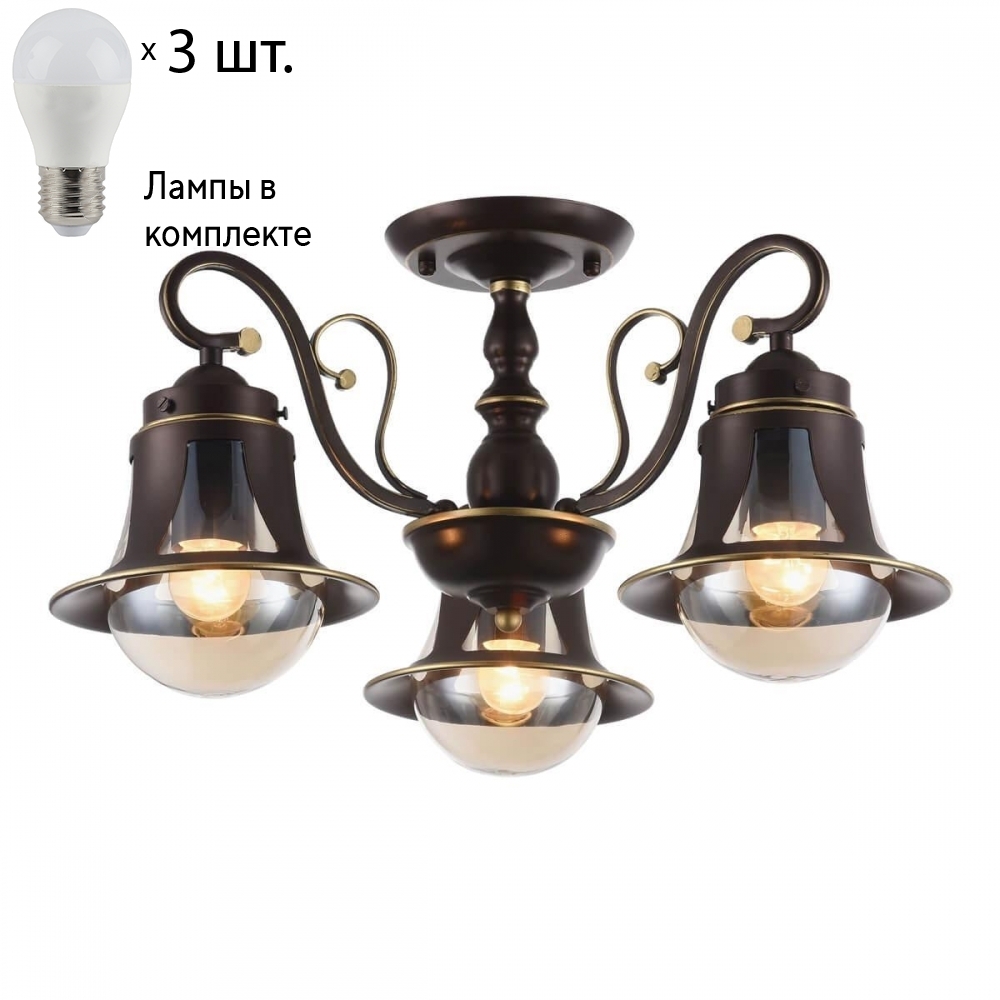 

Люстра потолочная с лампочками Omnilux OML-50607-03Lamps