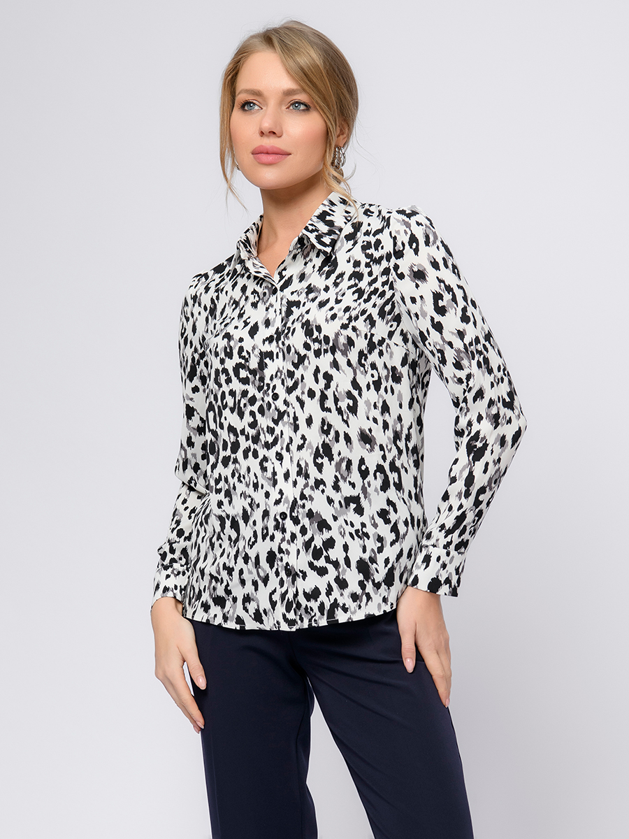 

Блуза женская 1001dress 0202882WP белая 46, 0202882WP