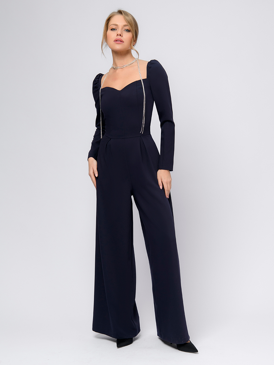 фото Комбинезон женский 1001dress 0102680bd синий 46