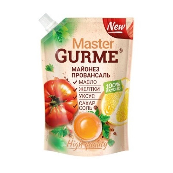 

Майонез Master Gurme Провансаль 50,5% 350 г