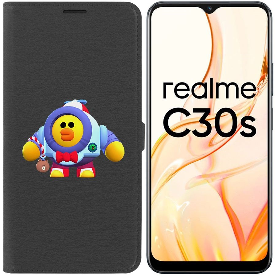 

Чехол-книжка Eco Book для Realme C30s Brawl Stars-Нани Салли