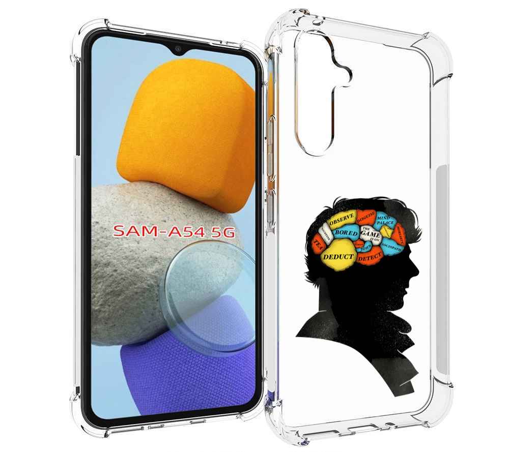 

Чехол MyPads темный рисунок для Samsung Galaxy A54, Tocco