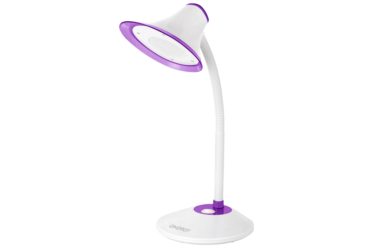 Лампа настольная NRG ENERGY EN-LED20-2 бело-фиолетовый