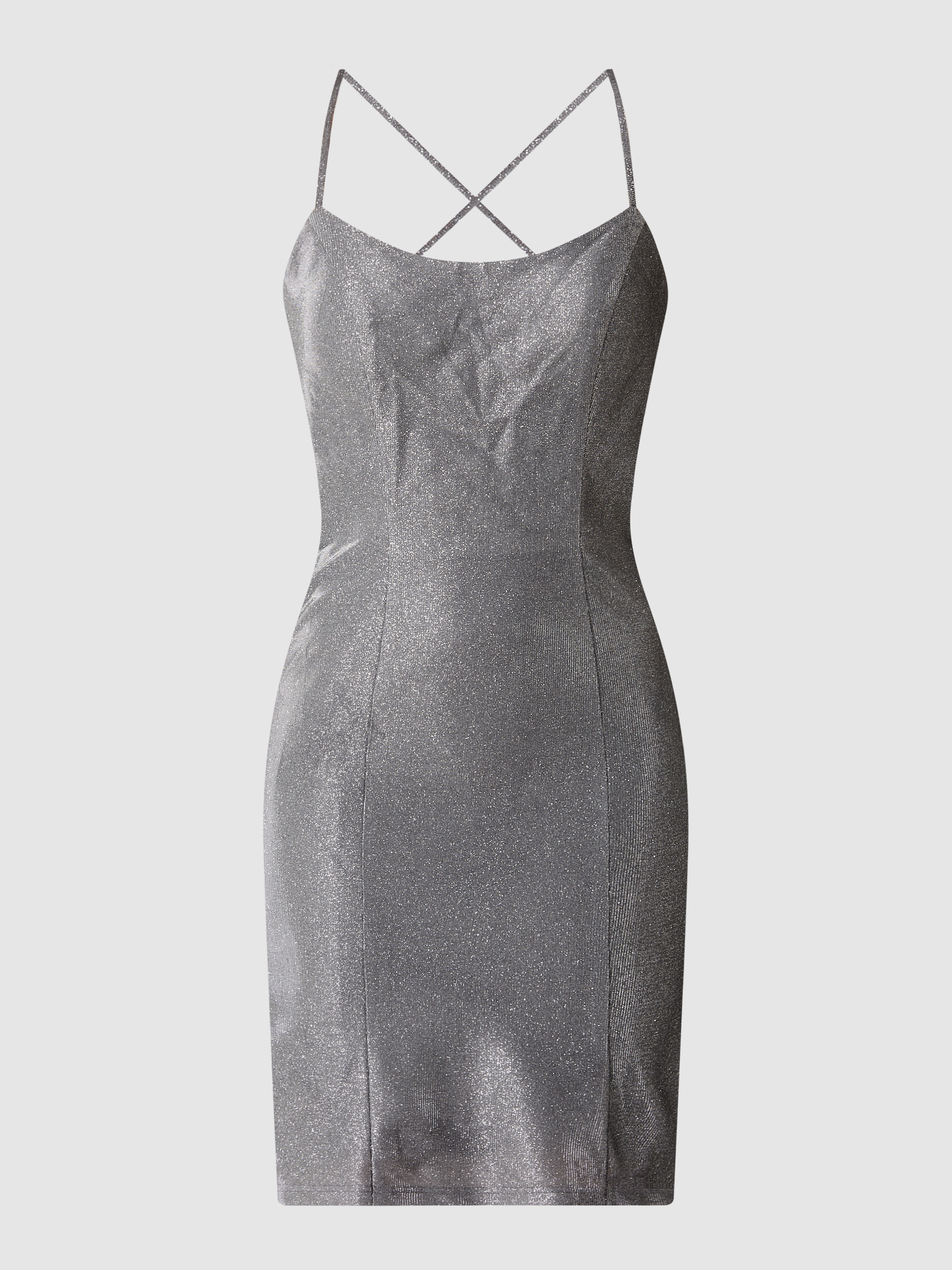 Платье женское Luxuar 1472498 серебристое 40 (доставка из-за рубежа)