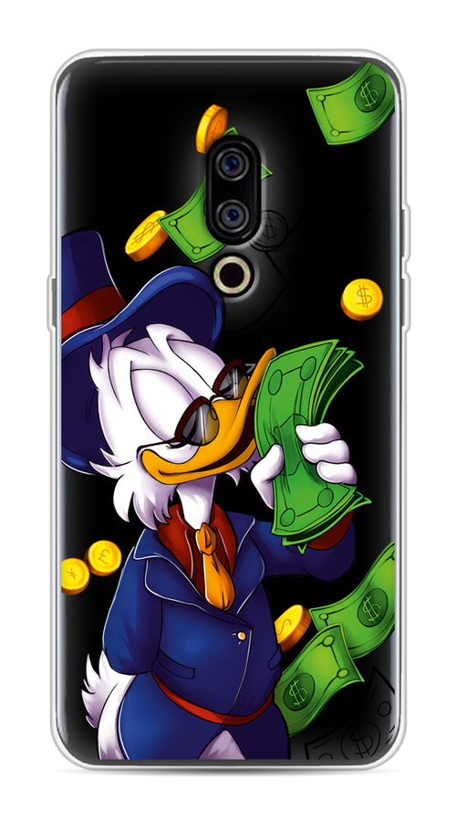 

Чехол на Meizu 15 "Scrooge McDuck with Money", Синий;зеленый;белый, 72650-6