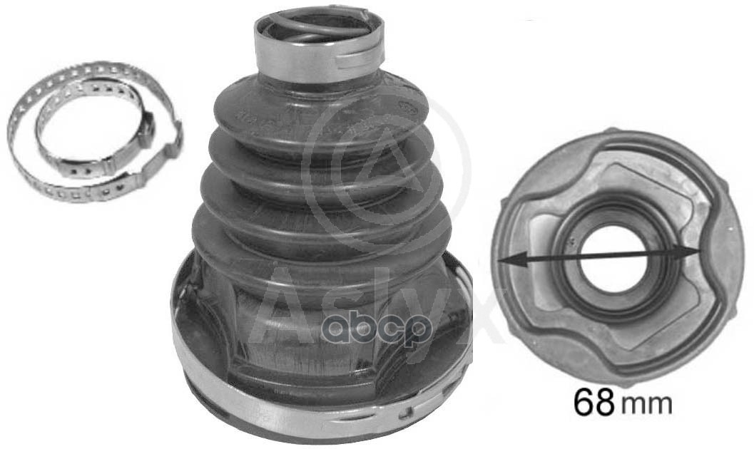 Пыльник Шруса Dac Logan 05- 25X69мм. ASLYX арт. AS-200486