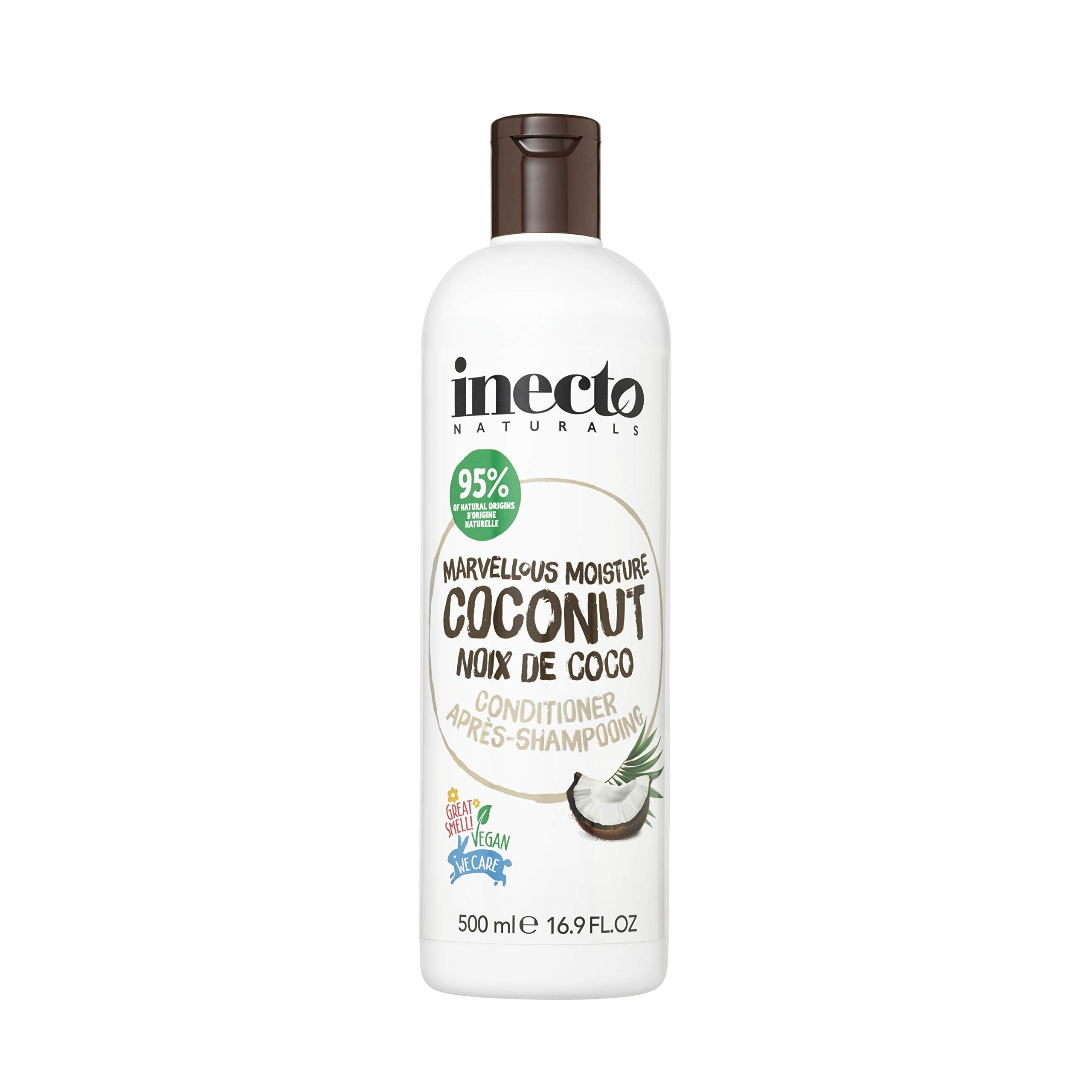 Кондиционер для волос Inecto Naturals Увлажняющий с маслом кокоса 500мл шампунь кондиционер для волос лошадиная сила с маслом сандалового дерева 500мл