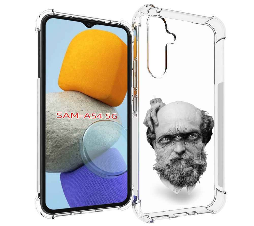 

Чехол MyPads страшный бородатый мужчина абстракция для Samsung Galaxy A54, Tocco