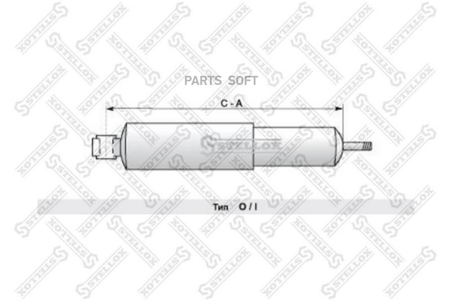 

STELLOX Амортизатор кабины STELLOX 8704828sx