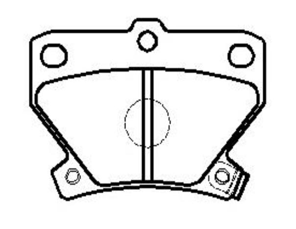 

Тормозные колодки Ctr GK1056