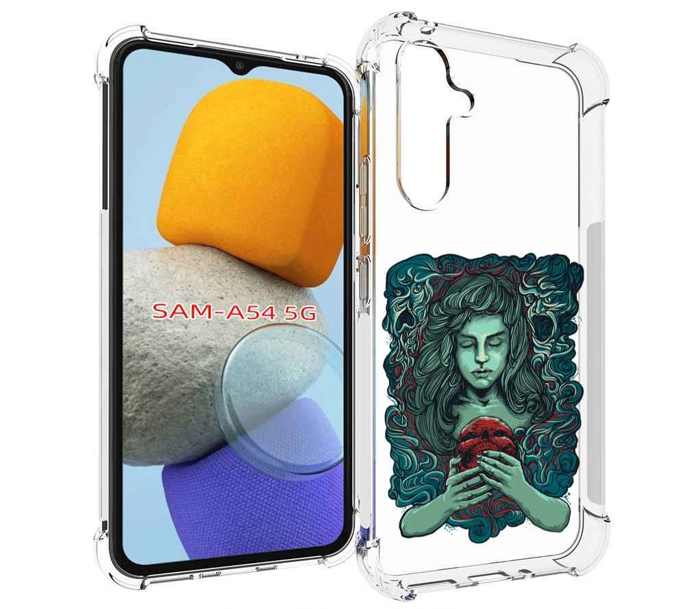

Чехол MyPads спящая девушка для Samsung Galaxy A54, Tocco