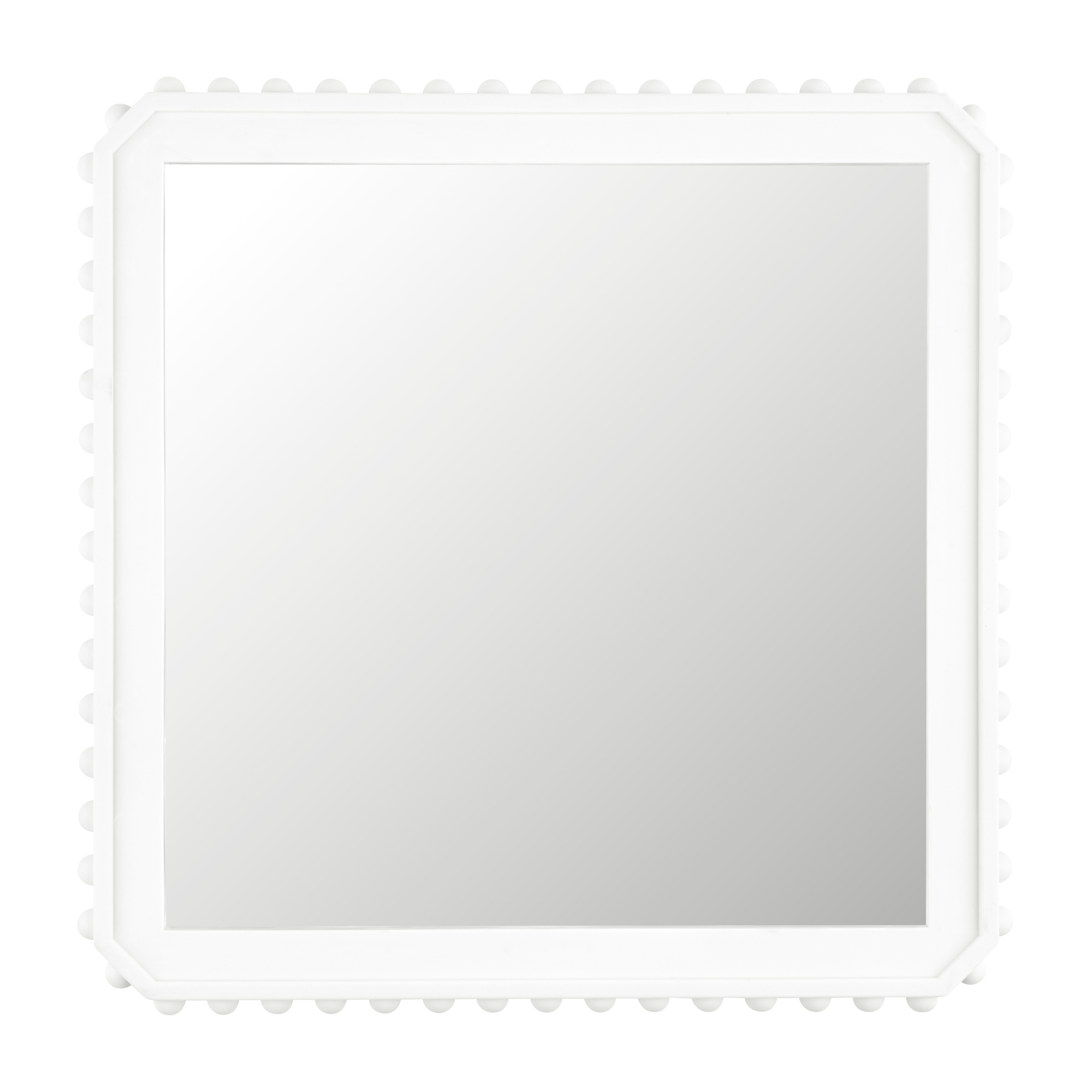 Зеркало интерьерное Moroshka, белое 40х40 см