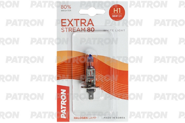 

Лампа Галогенная Блистер 1Шт H1 12V 55W 3500K P14.5s Extra Stream 80 (+80% Яркости, Белый
