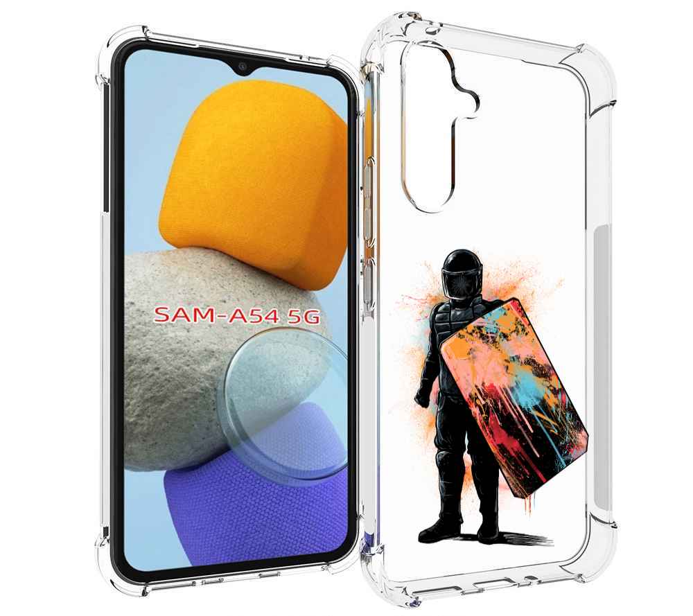 

Чехол MyPads солдат с красочным щитом для Samsung Galaxy A54, Tocco