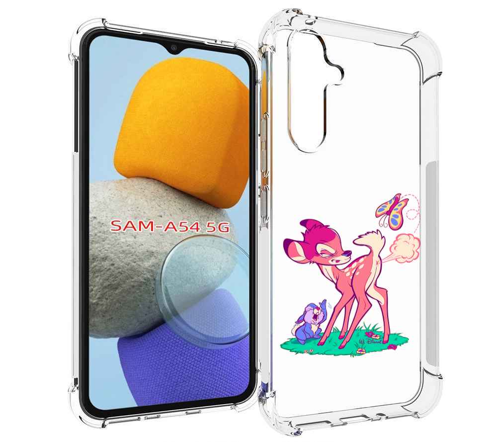 

Чехол MyPads смешной олененок для Samsung Galaxy A54, Tocco