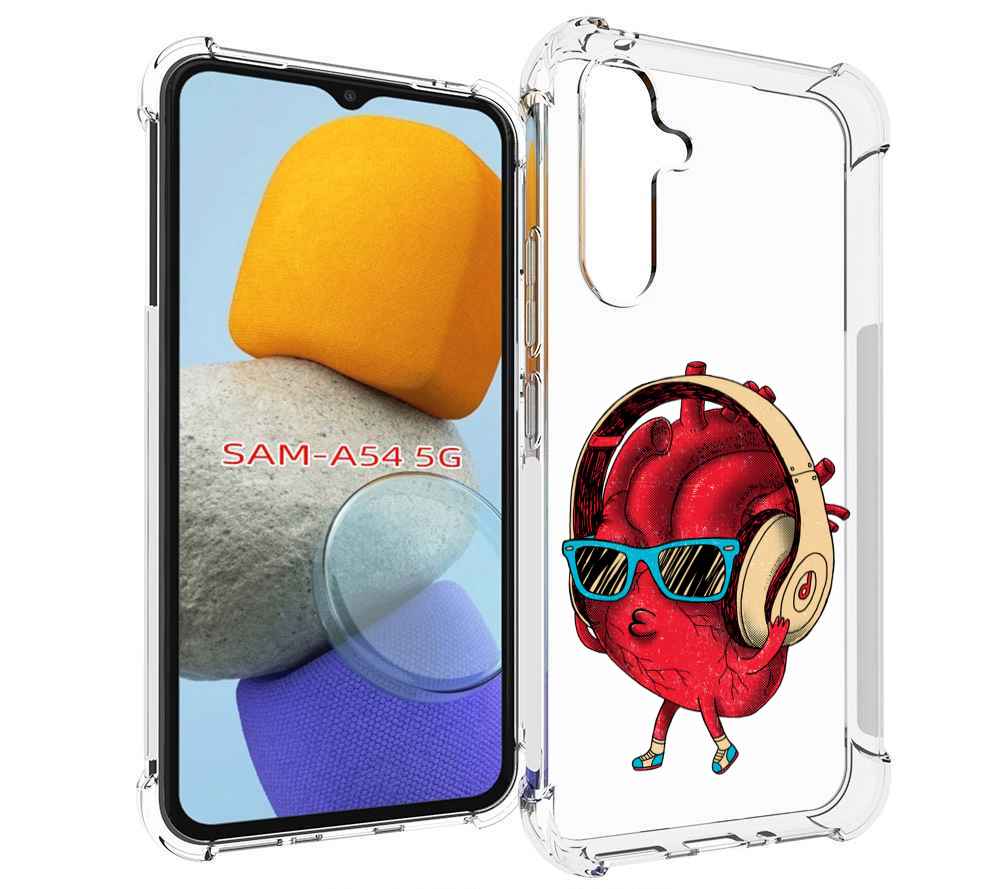 

Чехол MyPads слушай сердце для Samsung Galaxy A54, Tocco