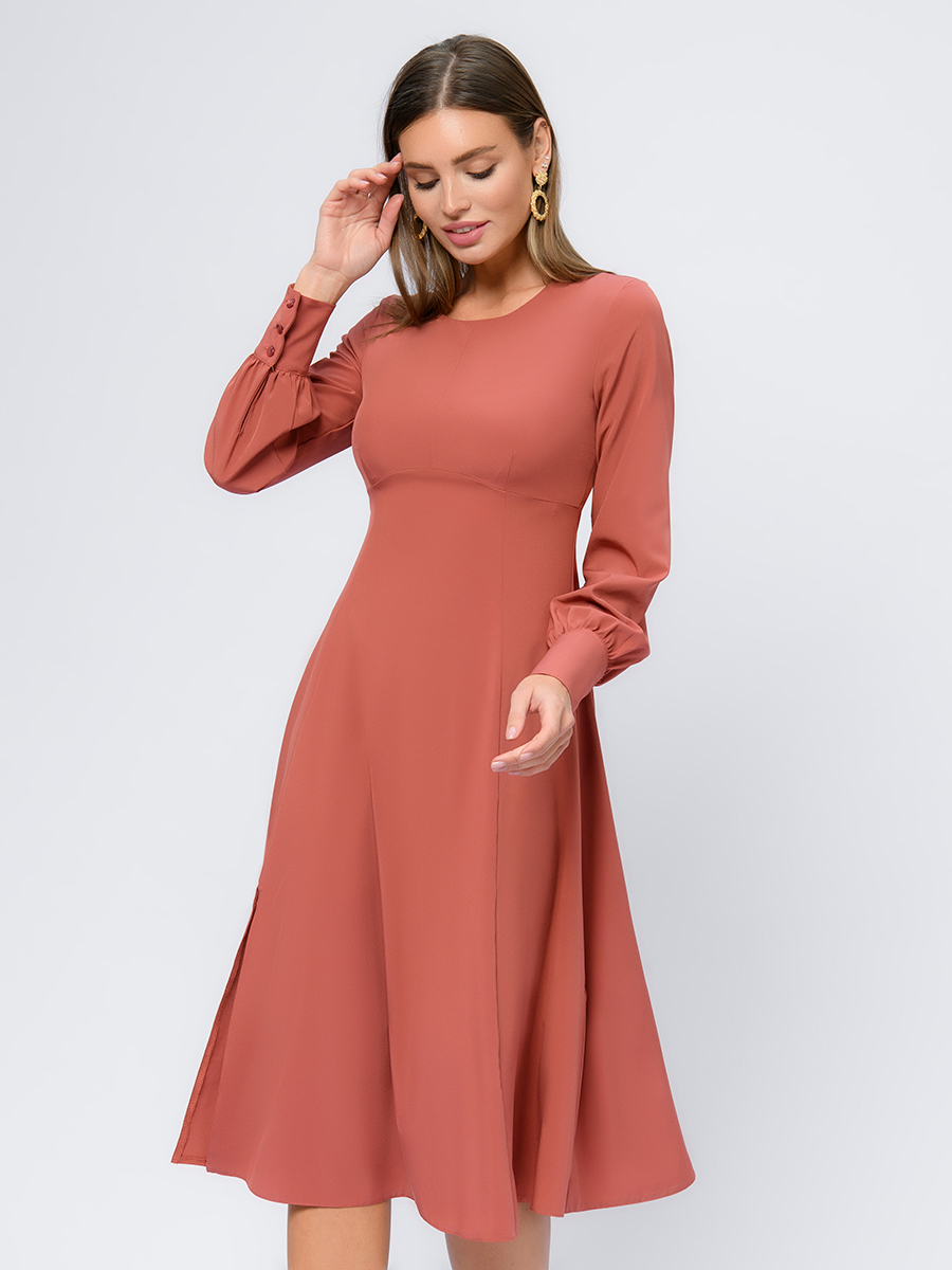 

Платье женское 1001dress 0102782TR оранжевое 44, Оранжевый, 0102782TR