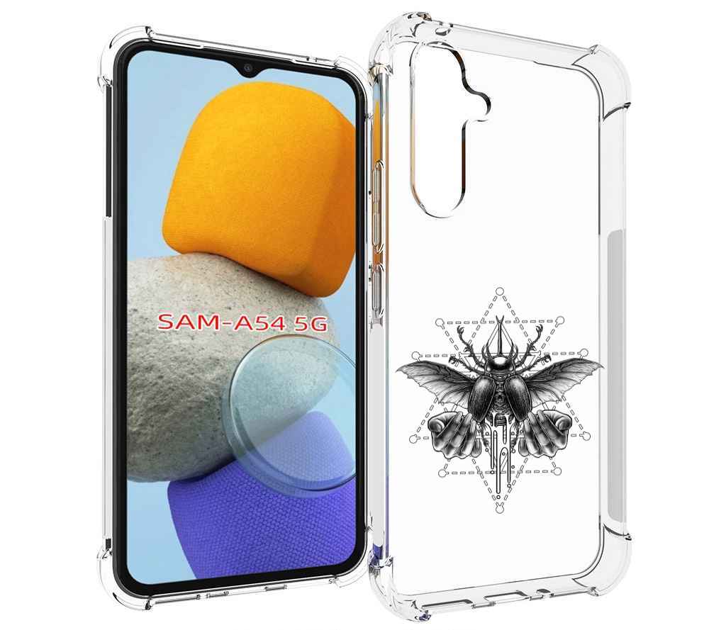 

Чехол MyPads скарабей для Samsung Galaxy A54, Tocco