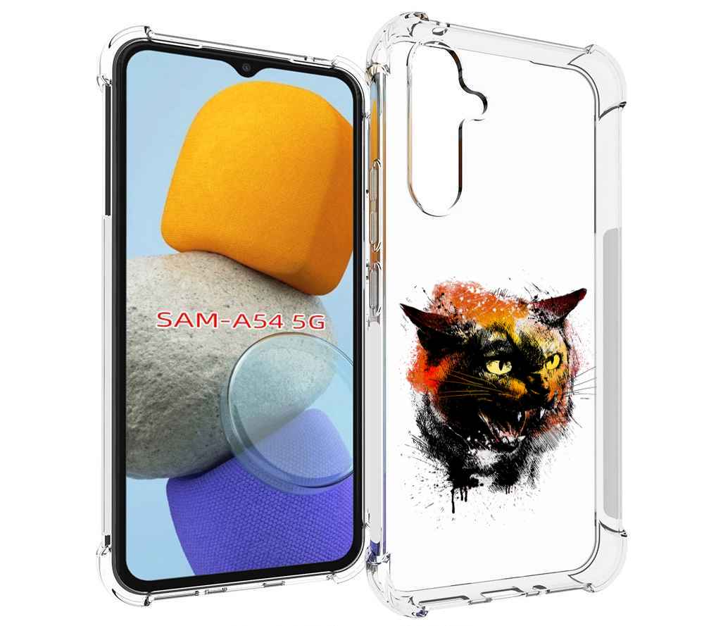 

Чехол MyPads сиамский кот для Samsung Galaxy A54, Tocco