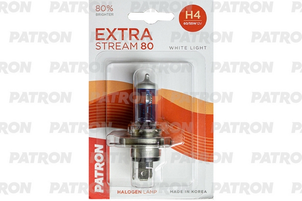 

Лампа Галогенная Блистер 1Шт H4 12V 60/55W 3500K P43t-38 Extra Stream 80 (+80% Яркости, Бе